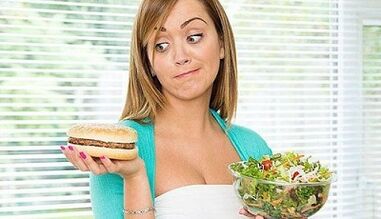 Grondsätz vun der richteger Ernährung fir Gewiichtsverloscht